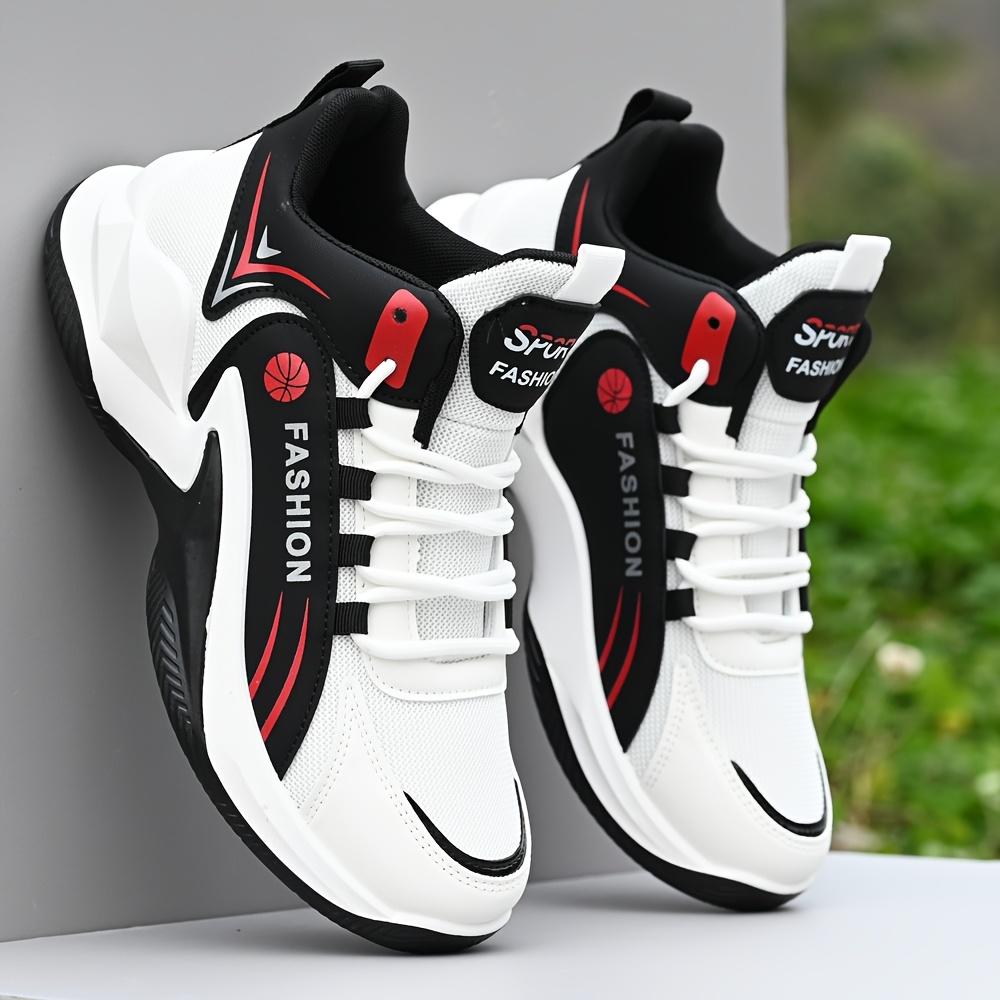 UYCEKK New Spring Basketball Shoes for 2026, Casual Sports Sneakers, White High-Top Outdoor Trendy Shoes, Breathable And Fashionable Summer Footwear for Men.