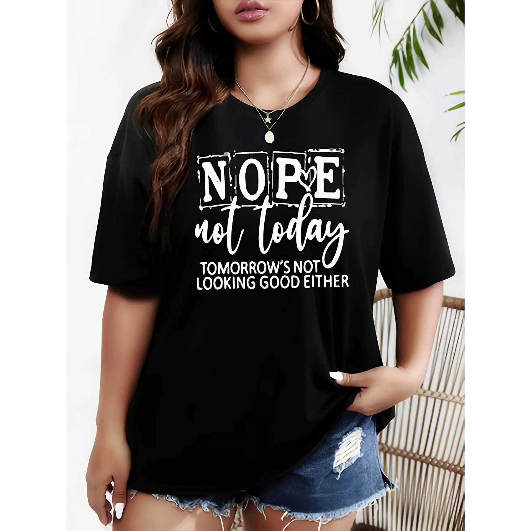 Oversized Black Graphic T Shirt for Women Men Unisex Short Sleeve Tee Casual Streetwear Loose Fit Style Everyday Wear Aesthetic Idea