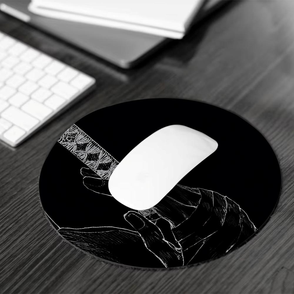 Anime Katana Pattern Mouse Pad, Large Game Mouse Pad, Aesthetic Desktop Decoration Protective Pad, Non-slip Rubber Pad for Laptop, Desktop Computer Games, Gaming Desk Accessory