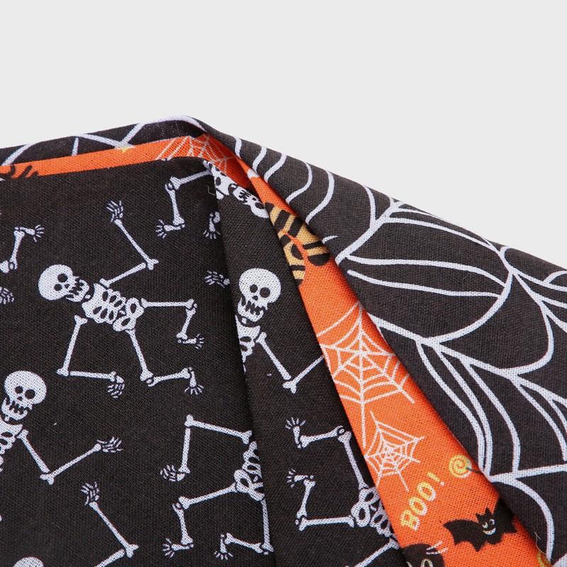 Spooky Cute Halloween Dog Bandana| Pumpkin & Spiderweb Pet Triangle Scarf| Washable Puppy & Cat Bib Accessories