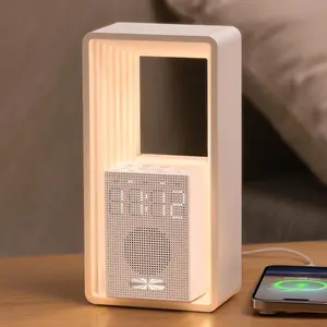 Digital  Clock Sunrise, White Noise Sound Machine with Nightlight, 9 Sleep Aid Sounds Wake up Light for Heavy Sleepers, Dimmable Display, Snooze, USB  Port,Gifts for Women,Men,Teens