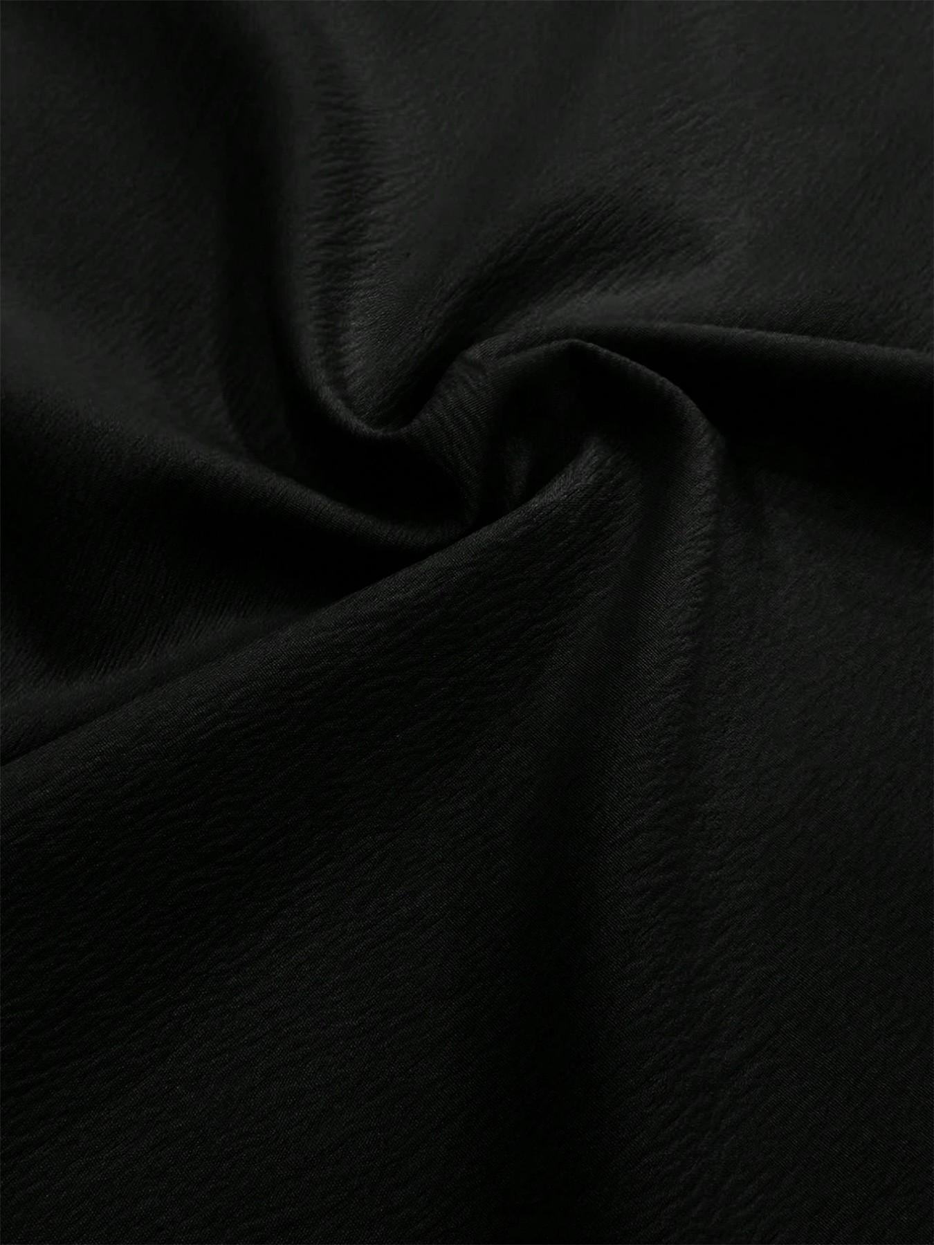 Women's Casual Tummy Control High Waist Fitted Wide Leg Capri Pants Smocked Waist Button Hem Loose Fit Cropped Trousers Summer Shorts Beach Vacation Lounge Daily Work Outfits Solid Black Stretchy Soft Breathable Lightweight Spring Break 2026 Plus Size Women's Casual Tummy Control High Waist Fitted Wide Leg Capri Pants Smocked Waist Button Hem Loose Fit Cropped Trousers Summer Shorts Beach Vacation Lounge Daily Work Outfits Solid Black Stretchy Soft Breathable Lightweight Spring Break 2026 Plus Size