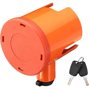 Trailer Hitch Lock 2-5/16", RV Coupler Lock & Towing Hitch Locks with Safety Lock, Anti-Theft Ball Coupler Waterproof Lock for RV, Camper, Boat, & Cargo Trailers