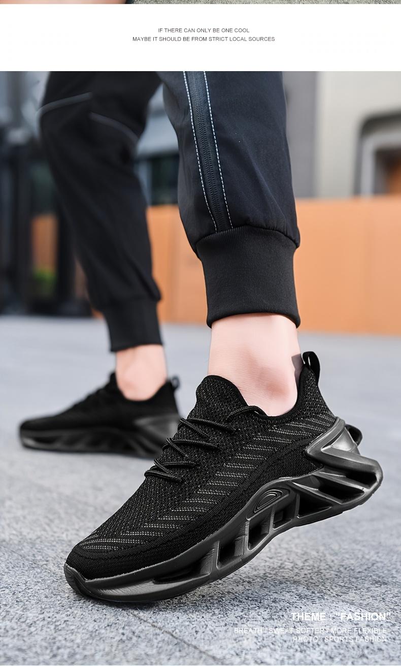 Lightweight hollowed-out cable knit platform casual shoes, Flyknit breathable unisex running shoes, lightweight casual tennis shoes comfortable ankle sock shoes, non-itness shoes breathable mesh men's walking sneakers, foam running basketball shoes.