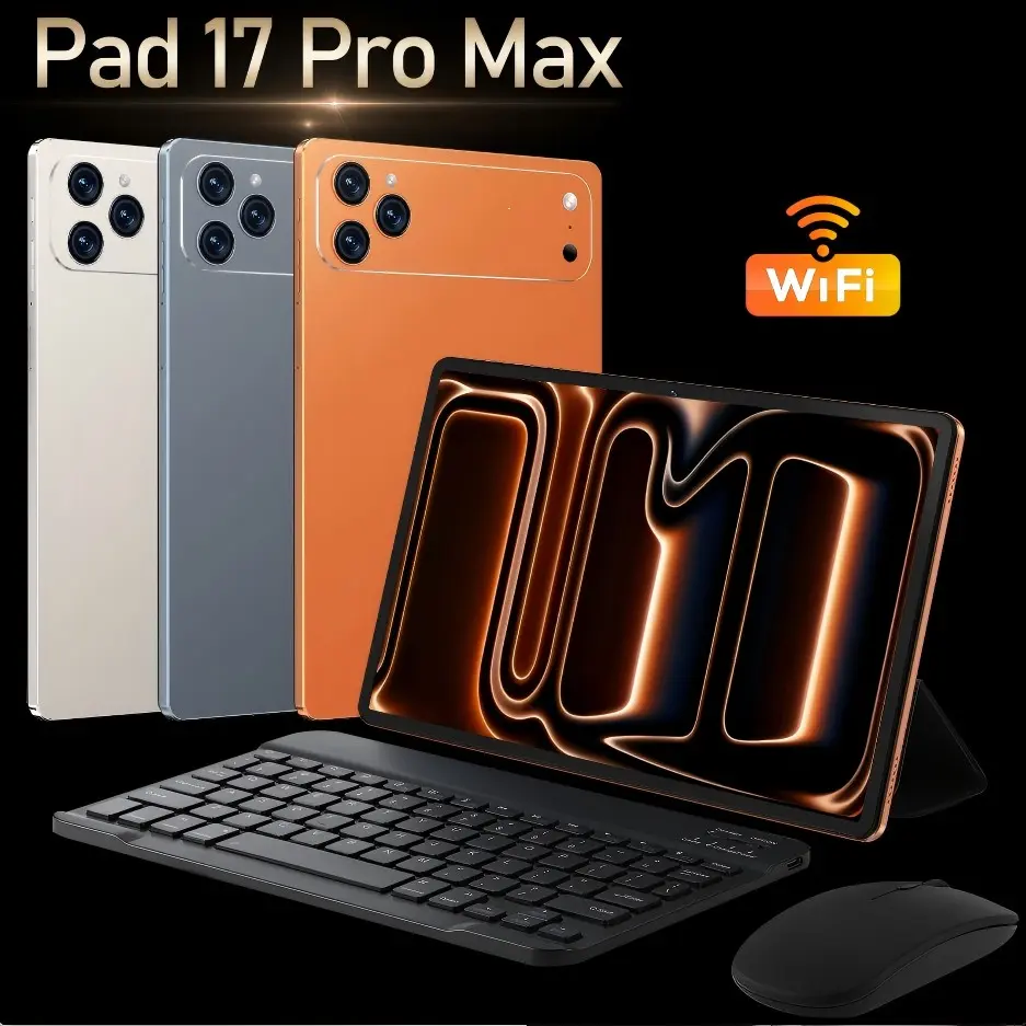 2026 Touchscreen Android 15 Tablet - 9-in HD Display,  5G WiFi, Tools and Gadgets, Cool Gadgets with Keyboard Support, Mouse, Case, Stylus Support, Dual Camera, Ideal for School, Work