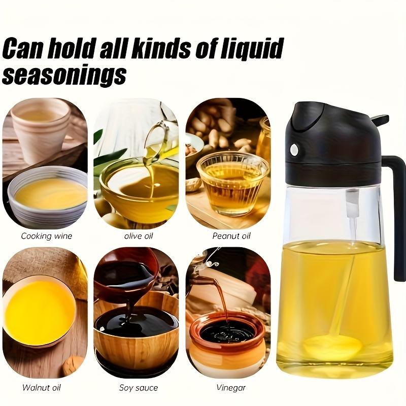 Multifunctional Oil Dispenser, Large Capacity Spray Bottle, Easy Clean, Suitable for Kitchen, Restaurant, School Cafeteria, Oil Sprayer, Cooking Oil Container