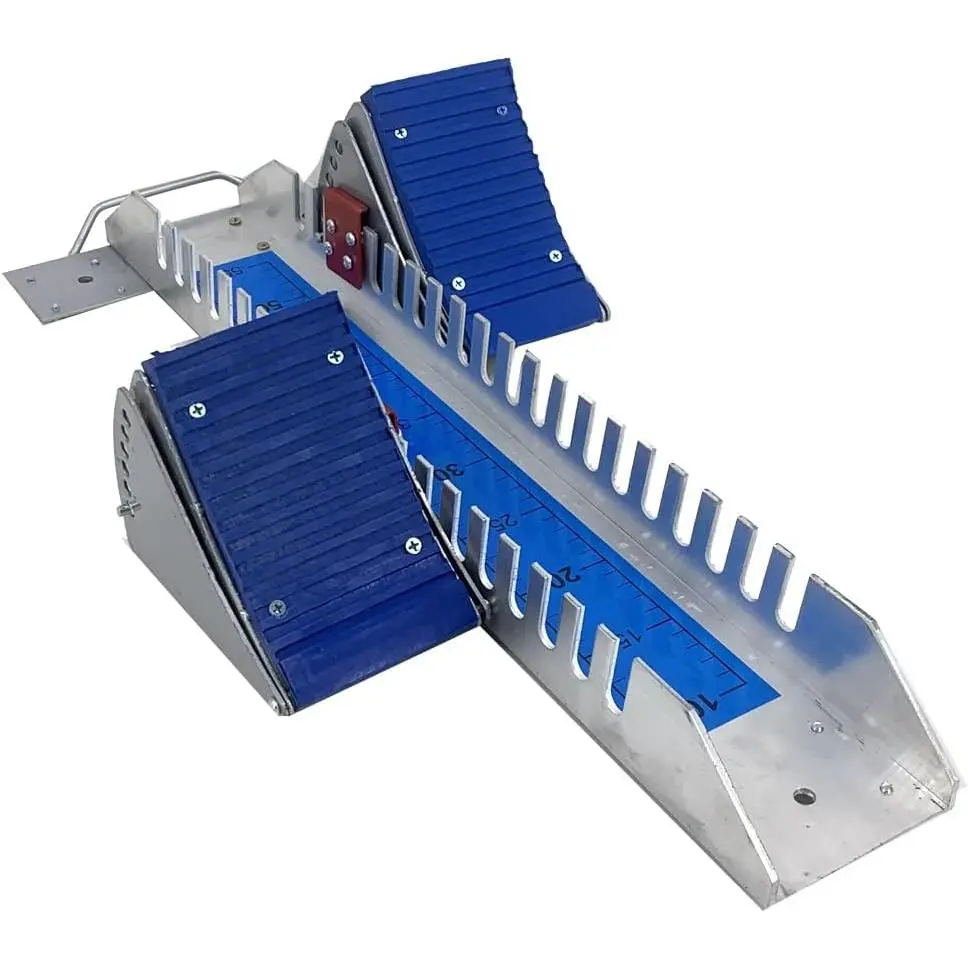6 Angle Adjustable Multi-Function Aluminum Scholastic Athletics Starting Block for Sprinter Track and Field, Suitable for Plastic Runway and Cinder Track