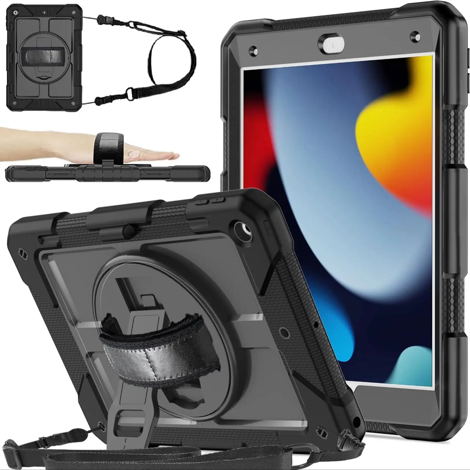 Samsung Galaxy Tab A11+/a9+ 11-Inch Case, Rotating Stand, Hand Strap/sleeve, Durable Protection for Tablets