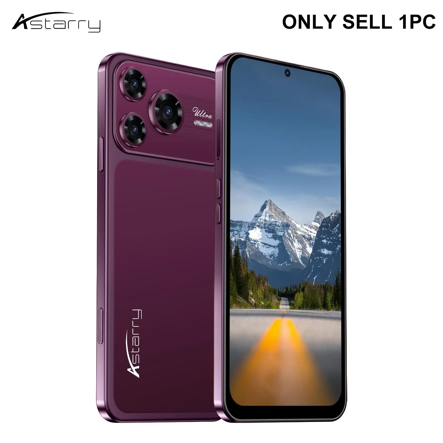 Astarry - Android version M18 Pro Max, 3GB+32GB RAM, 4G smartphone, dual SIM dual standby, with one-touch camera button, 6.56-inch large screen, facial recognition, suitable as a backup phone for business and students