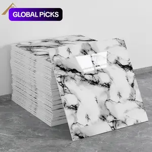 Marble Tile Wall Stickers, Easy Peel & Stick Wallpaper, Waterproof Self-Adhesive Panels for Kitchen, Living Room, Bathroom, Corridor, Marble Backsplash Wallpaper
