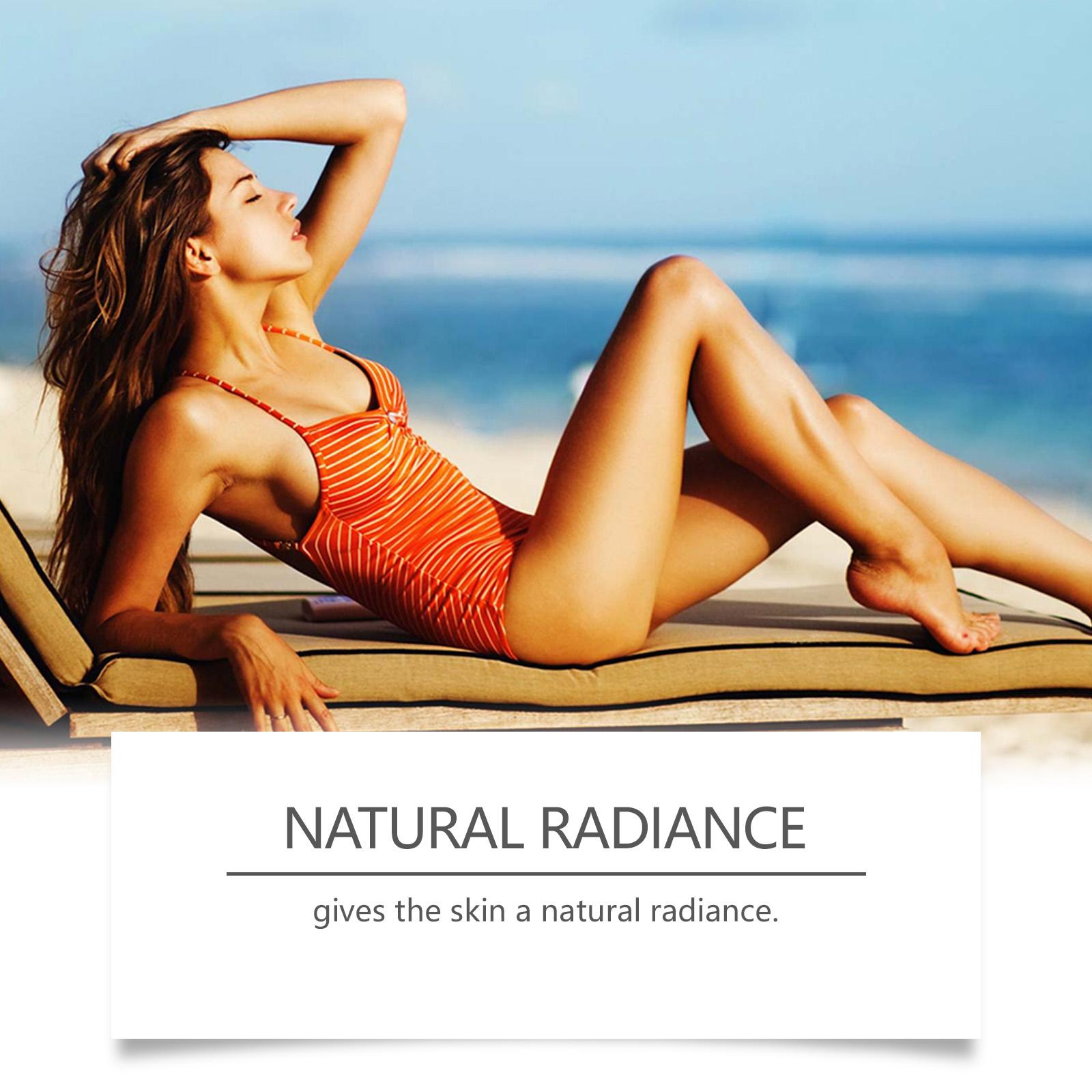 OCEAURA  Dark Tanning Bed Lotion with Bronzer, Tanning Accelerator with Coconut & Aloe, Rosemary & Vitamin C Antioxidant, UV Resistance No Sunburn, Fast Natural Bronze, Deep Hydration & Repair for All Skin wipes shower Intensive Gel Hydrating  self