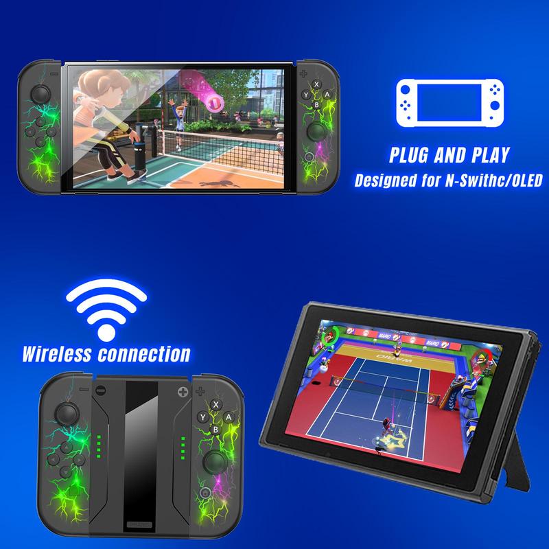 MIMD Wireless Game Controller, Replacement for Switch Controller, Wireless Joy Pad with Double Vibration, Wake-Up Function & Dual Joystick, Switch Accessories