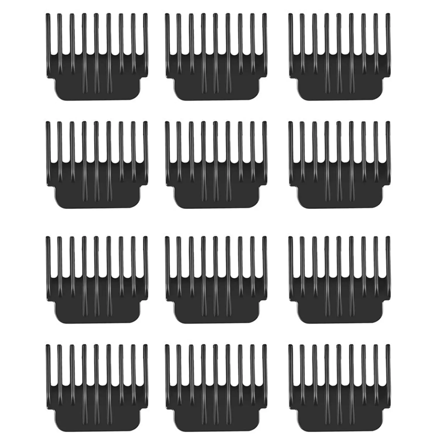 12PCS Trimmer Guides Replacements, Hair Clipper Limit Comb Guards Fits for Vintage T9 Height 31mm 32mm T-Blade Trimmer, Guides Set for Andis T Outliner Trimmer Cordless Shaver Outliner Edger Detailer