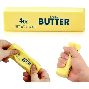 Butter Squishy Slow Rising Fidget Sensory Squeeze Toys Stress Anxiety Relief Classroom Party Favors for Kids Adults
