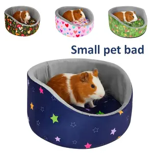 Washable Guinea Bed Rabbit, Warm & Comfortable Small Animal Sleep Bed, Ideal for Chinchilla, Squirrel, Hedgehog, Rat, All Seasons