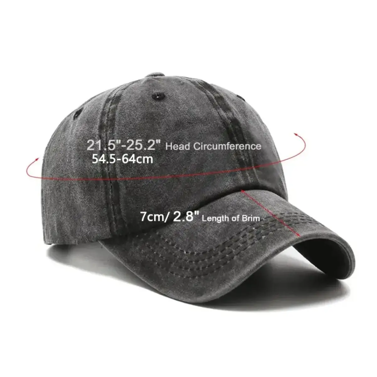 Viral Vintage Washed Baseball Cap 2-Pack | Aesthetic Distressed Dad Hat Set | Unisex Adjustable Sporty Headwear | Chic Essential Accessory for Outdoor, Travel, Gym & Daily Streetwear
