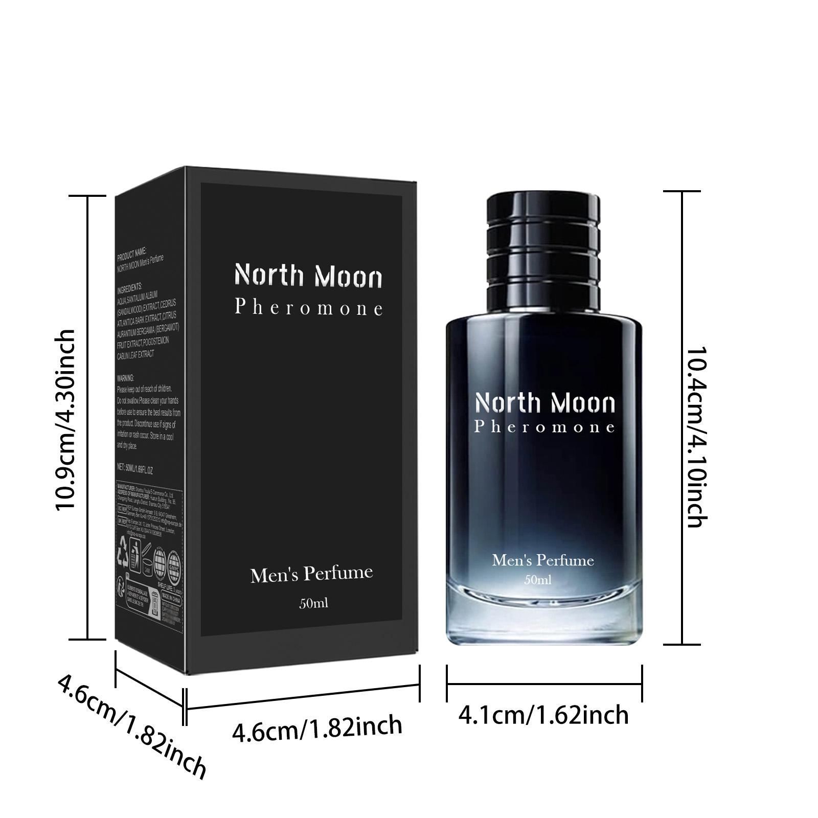 North Moon Men's Perfume, Long-Lasting Light Fragrance Fresh Niche Perfume Men And Women Mood Atmosphere Dating Perfume