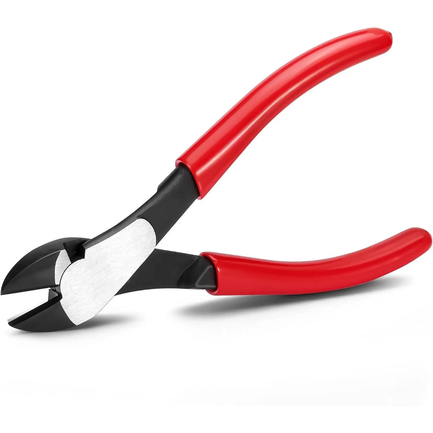7 inch High Leverage Diagonal  Pliers, Heavy Duty Wire Cutters | Angled   diagonal side cutters for soft wire,  ties, copper wire,   crafts and  repair tasks