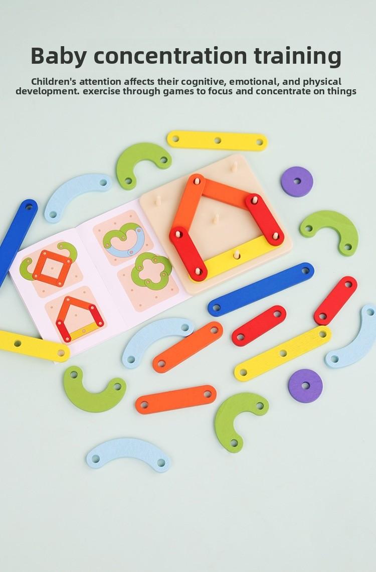 Kids Montessori Geometric Puzzle Shape Sorters Educational Wooden Toys for 3+ Years Old White Elephant Gift Holiday Gifts with Music Bags Diamond Box Series