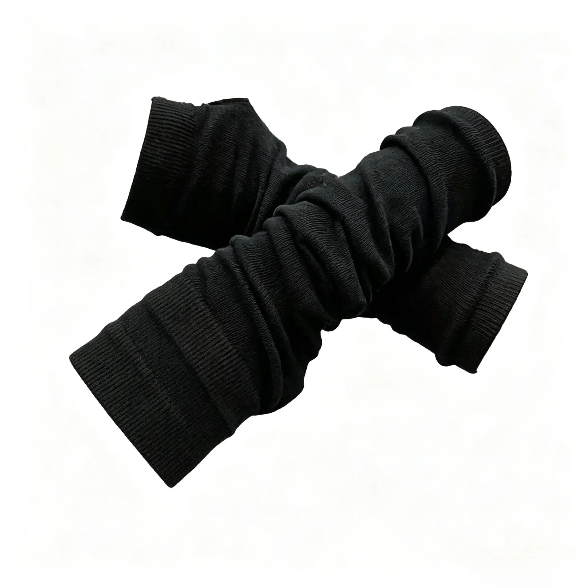 Fingerless Gloves, 1 Pair Soft Knitted Wrist Guard Gloves, Suitable for Outdoor Activities, Street Dance, Art Performances, Casual Wear, Seamless Knit Glove