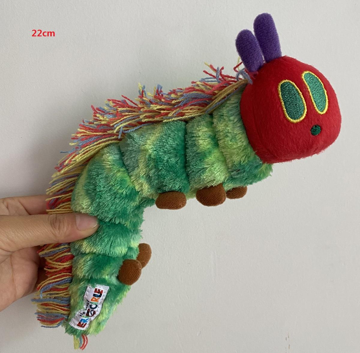 22CM Caterpillar Soft Toy Green Cotton Caterpillar Plush Animal Dolls Lovely Very Hungry Creative Gift For TOY Home Decoration