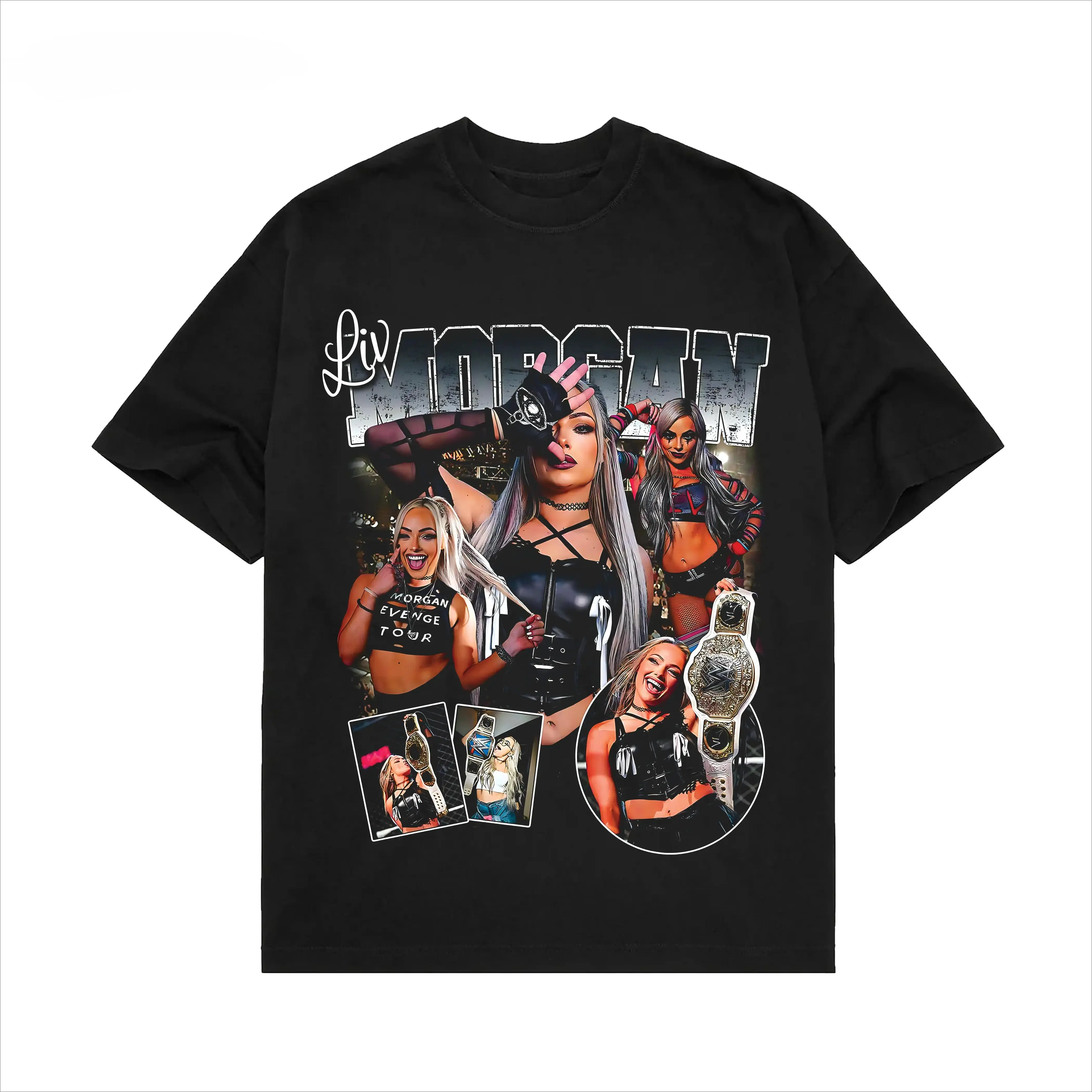 LIV MORGAN TEE, Wrestling Graphic Tee, WWE Tee, Sports T-shirt, Athlete Shirt, Wrestling Gift Streetwear Crewneck Clothing