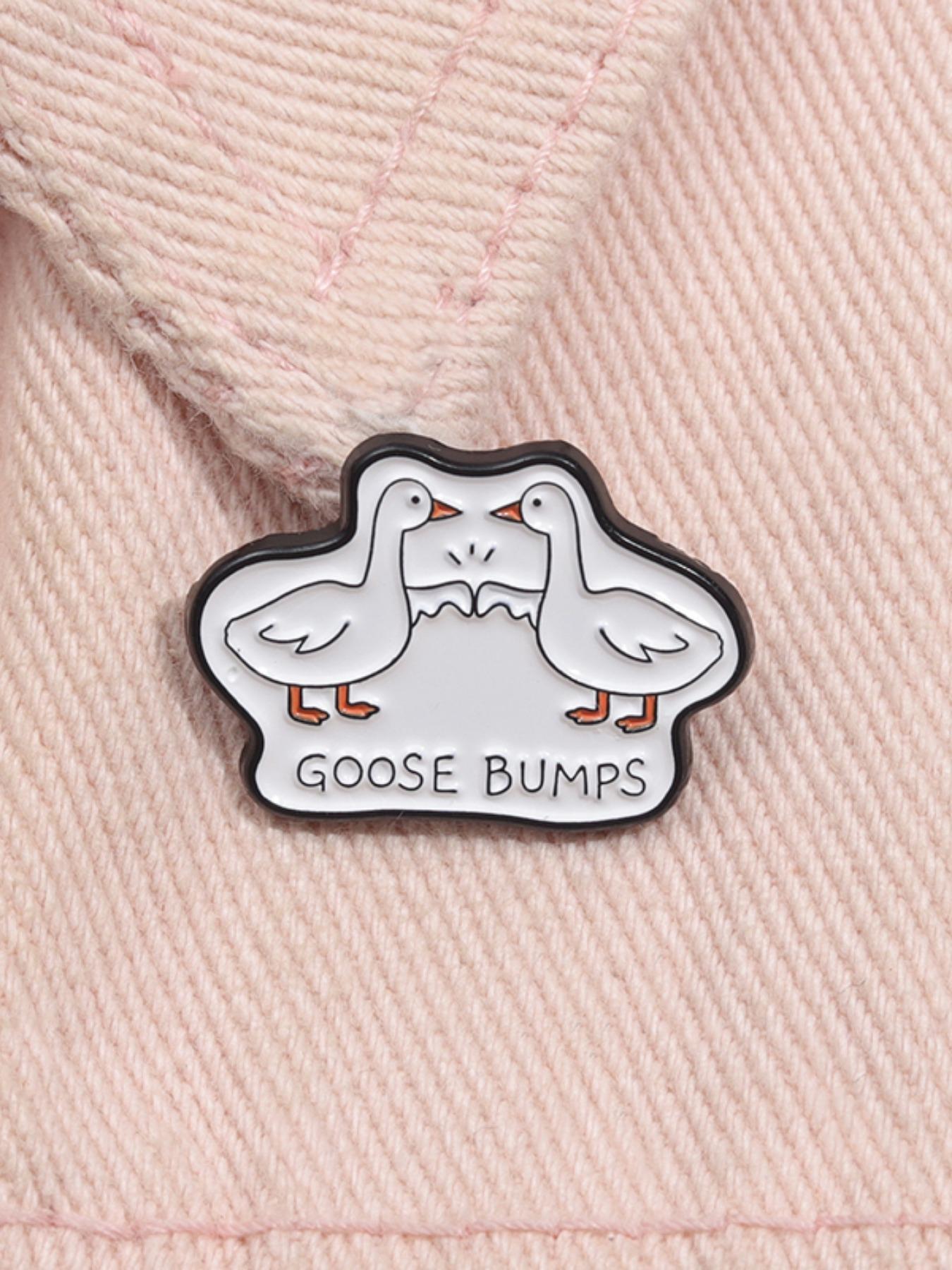 Cute Goose Design Brooch, Fashion Brooch for Women & Men As Anniversary Gift, Enamel Pin Suitable for Backpacks, Jeans, Scarves, Hats Decoration, Hat Clip, Fashion Accessory