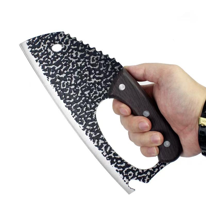 Stainless Steel Vegetable Chopping Knife, 1 Count Household Kitchen Knife with Handle, Fruit & Vegetable Utensils for Home Kitchen, Stainless Steel Knives