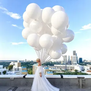 18-Inch Latex Balloons and Clear Bubble Balloon Set, Perfect for Birthday Parties, Indoor Outdoor Decorations, Multiple Colors Available