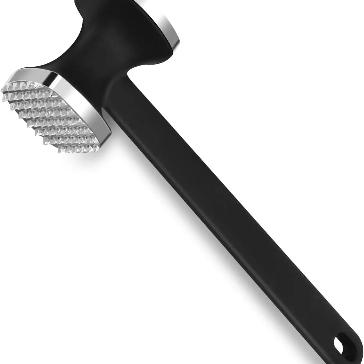 Double-Sided Solid Meat Tenderizer, Stainless Steel Meat Mallet, Beef and Pork Tenderizing Tool, Home Kitchen Meat Tenderizer