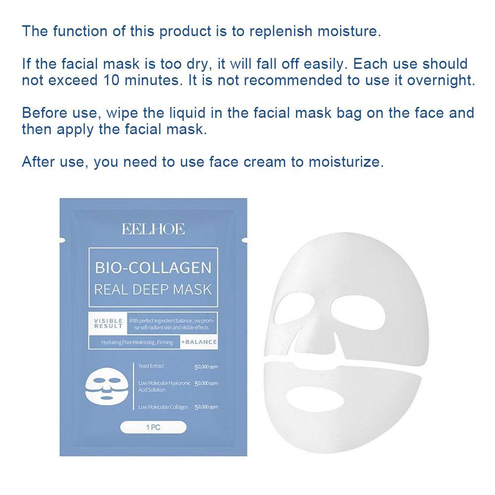 Collagen Face Mask, Collagen Film Mask, Hydrating Face Mask, Nourishing Moisturizing Face for Women, Girl Skin Care Products