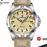 Paazomu Men's Water-Resistant Quartz Analog Watch with Stainless Steel Case, Luminous Hands Wristwatch with Day-Date Display, Sporty Casual Design