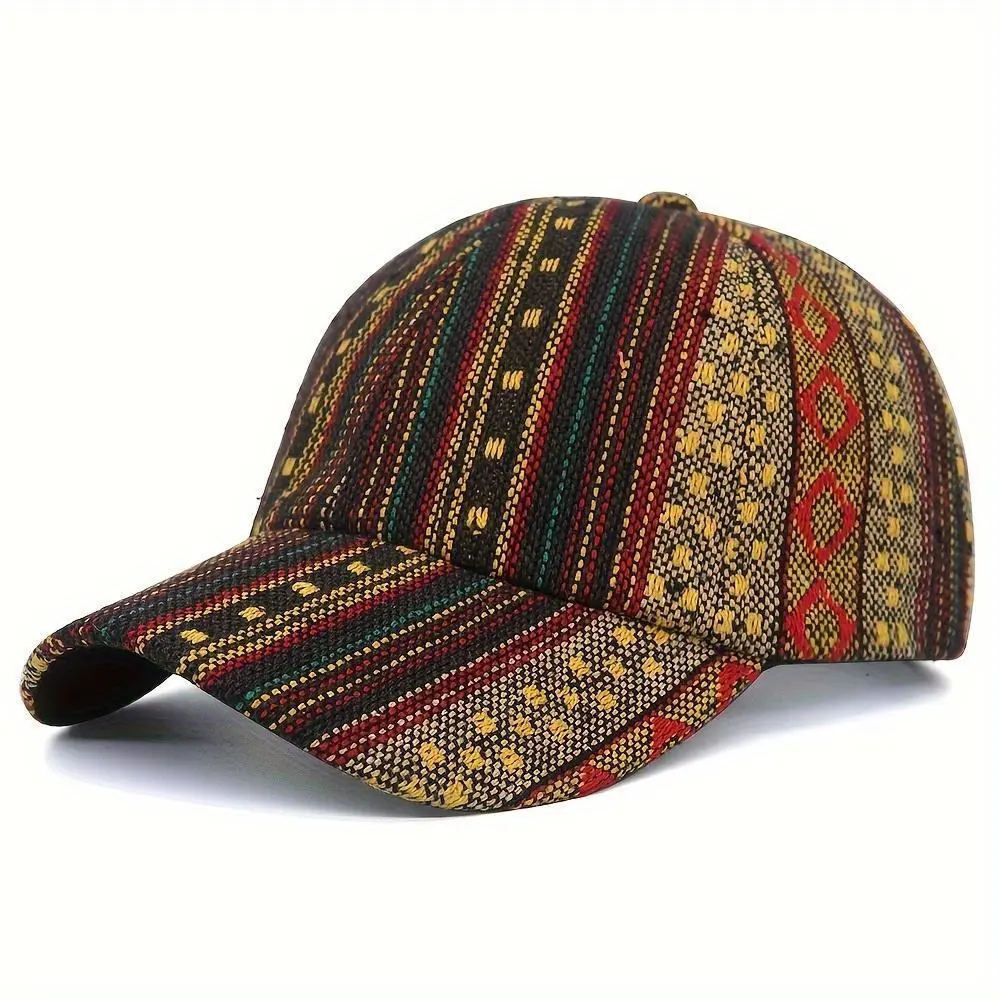Retro Baseball Caps Men Women Boho Style Sunscreen Cap Hip Hop Trucker Gorras Anti-Sun Outdoor Adjustable Snapback Cap