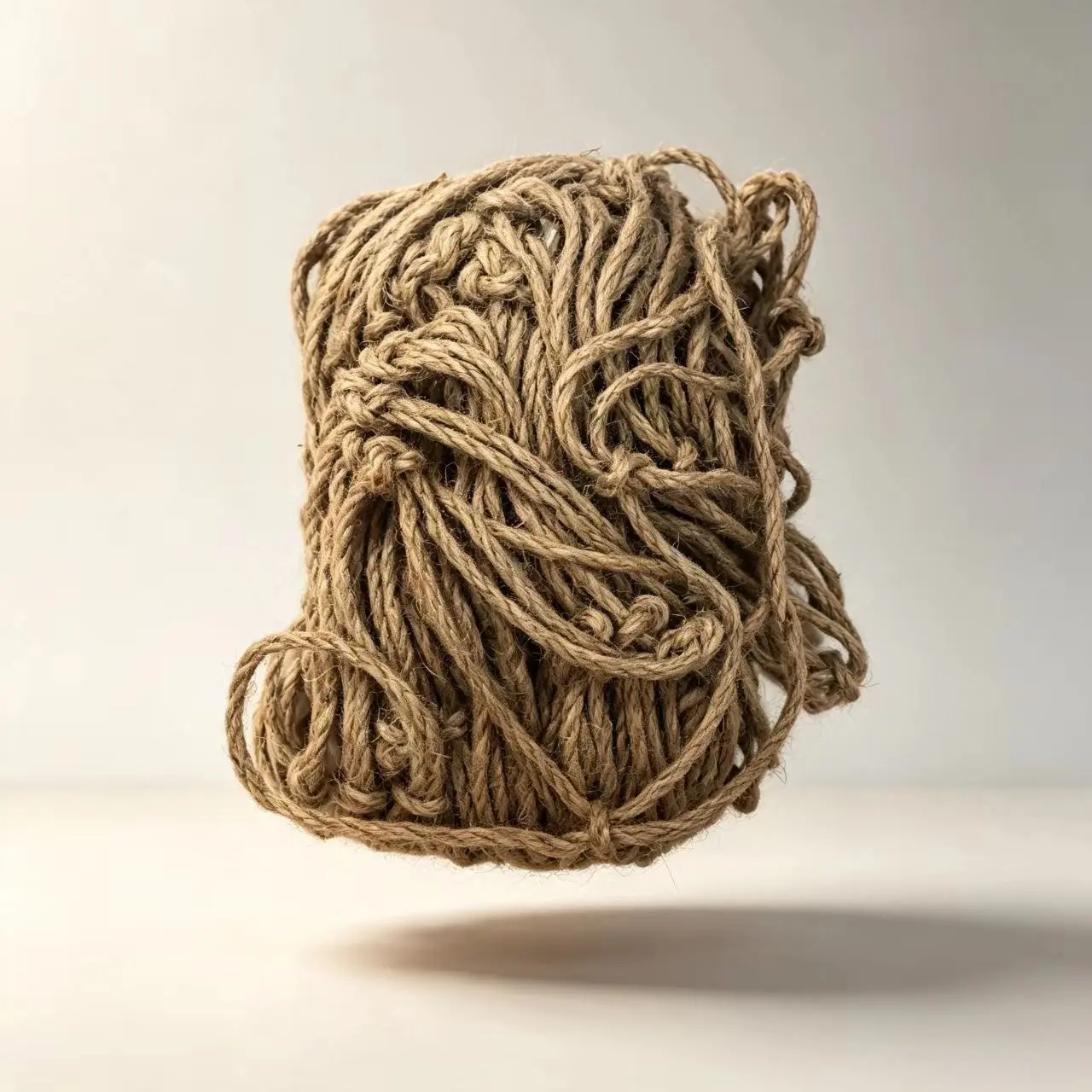 Wide 1m X Long 4m Hemp Rope Net, 6mm Thick Construction Plant Support Net, Garden Fence Net, Safety Net for Stairs Balcony, Climbing Net, Pet Protection Net