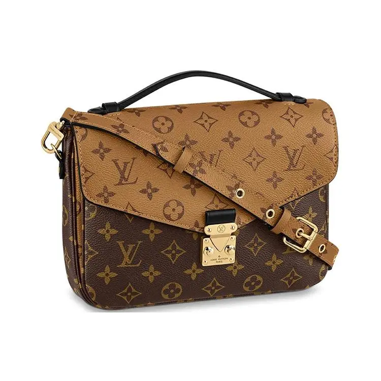 Louis Vuitton Pochette Metis Crossbody Bag for Women – Monogram Canvas with Leather Trim, Multicolor