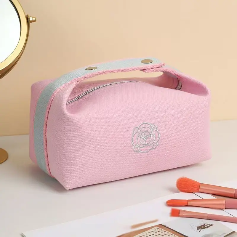 High-End Style Folding Storage Bag, Durable Makeup & Bathroom Organizer, Trendy Design for Daily Use, Perfect Gift Idea