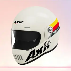 Retro Full-Face Electric Motorcycle Helmet (26*33cm) for Men, Winter Warm, Built-in Sun Shading, Full-Face Protection Visors, Adjustable Headgear Visors, Chilly Outdoor Rides, Scooter E-Bike Use
