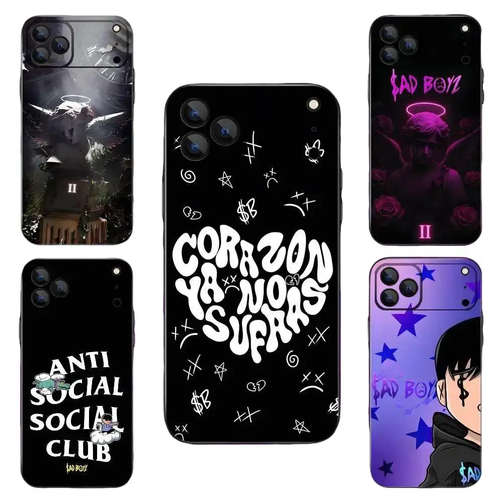 J-Junior H Sad Boyz Phone Case For iPhone 17 Promax 17E 16 Plus 15 14 13 12 11 Pro 17Air And Samsung S26 Ultra S25 Plus S24 S23 S22 EDGE FE Anti-Fall Shockproof Cover For Birthday Halloween