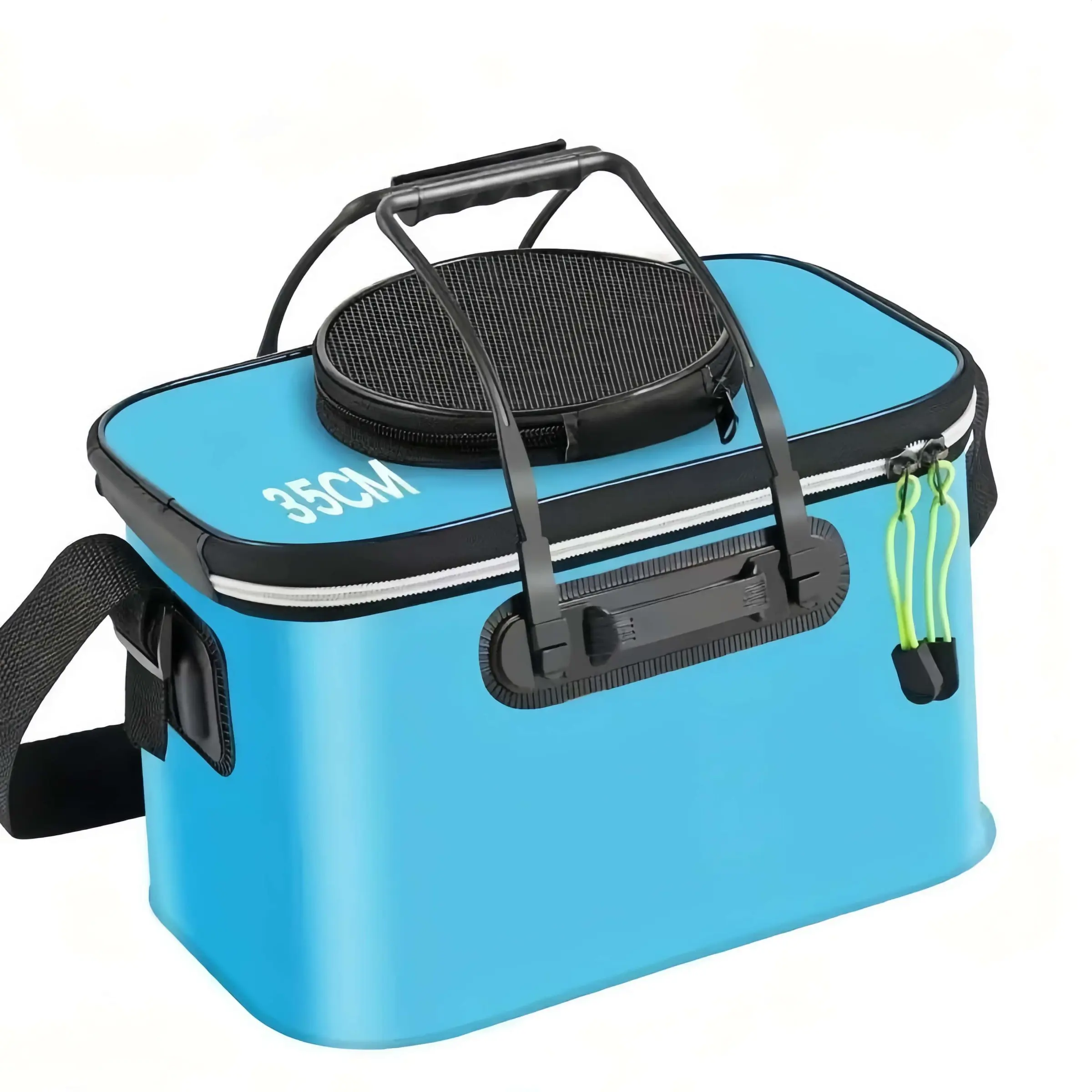 Waterproof Fishing Bucket, 1 Count Portable Multi-use Live Fish Container with Handle, Fishing Accessories for Outdoor Camping & Hunting