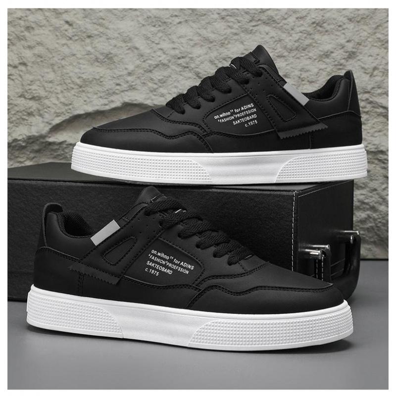 Men'S Low-Top Thick-Soled Sneakers - The Upper And Sole Have Cushioning Pads, Round-Toed Casual Sneakers, Perfect For Running, Gym, And Everyday Wear - Youth Fashion Lace-Up Sneakers (Low-Top Thick-Soled Sneakers)