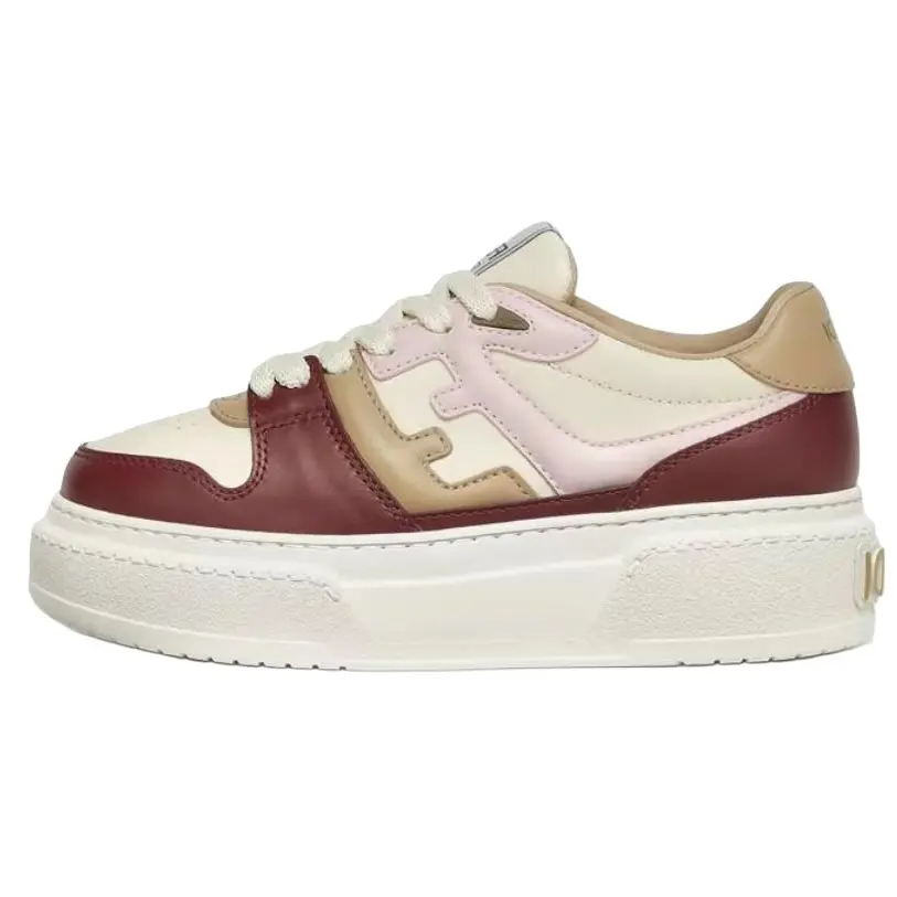 FENDI Women's White Leather Lace-Up Platform Sneakers - Official Maison Mihara Verifiable Footwear with Credentials for Global Authentication