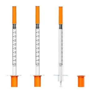 30G 5/16 Inch (8mm) Syringe 0.5ml/cc Syringes, 25 Pack – Individually Sealed