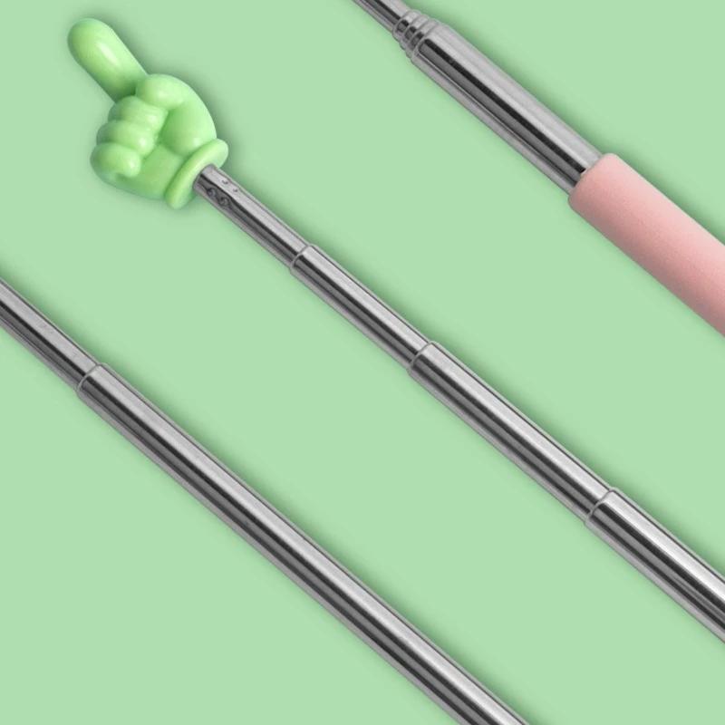 Retractable Classroom Teaching Pointer for Whiteboard, Portable Teaching Tool for Easy Storage, Ideal for Reading and Learning