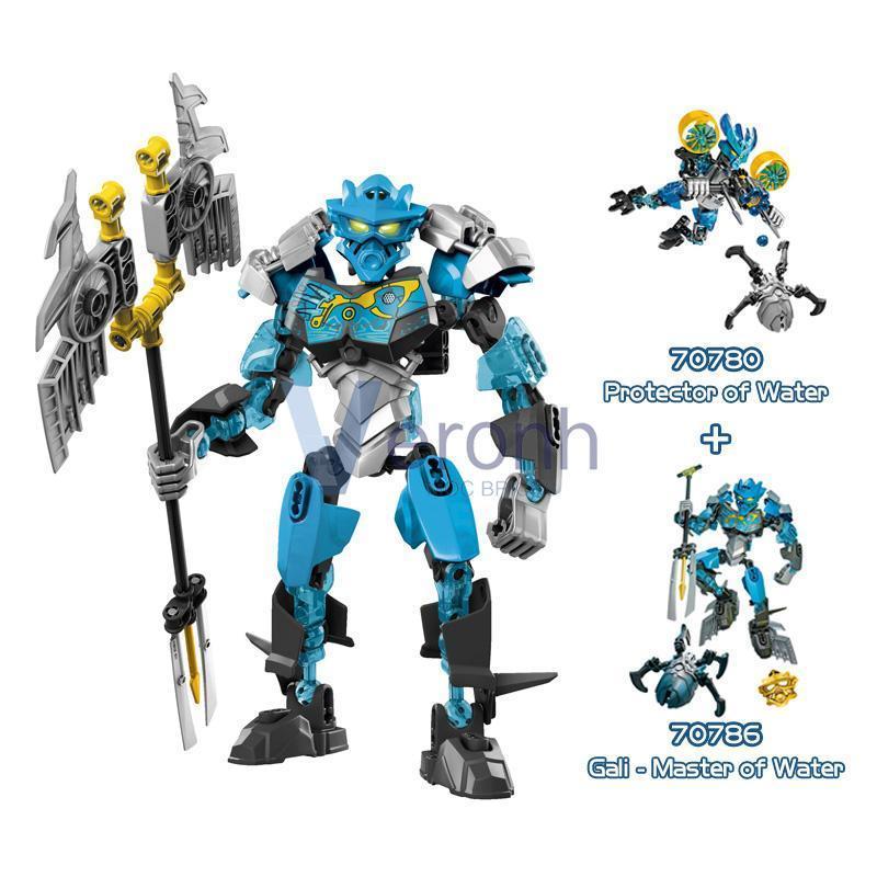 Bionicle Warriors Building Block Lewa Jungle Protector Gali Water Uniter Master Anime Action Skull Figures Collection Bricks Toy popular