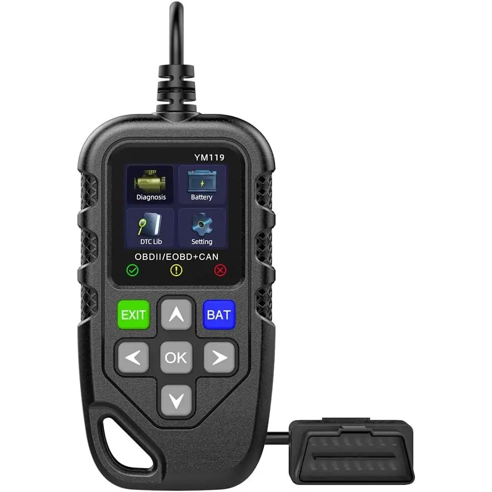 OBD II Scanner Diagnostic Tool  Engine Fault Code Reader CAN Diagnostic Scan Tool, Read and Clear Error Codes for 1996