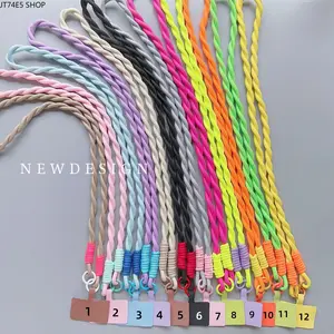 2026 Viral Twist Crossbody Phone Lanyard, Adjustable Long Universal Strap, Unisex Anti-Lost Hanging Chain for Outdoor Hiking & Mini Bee Speakers