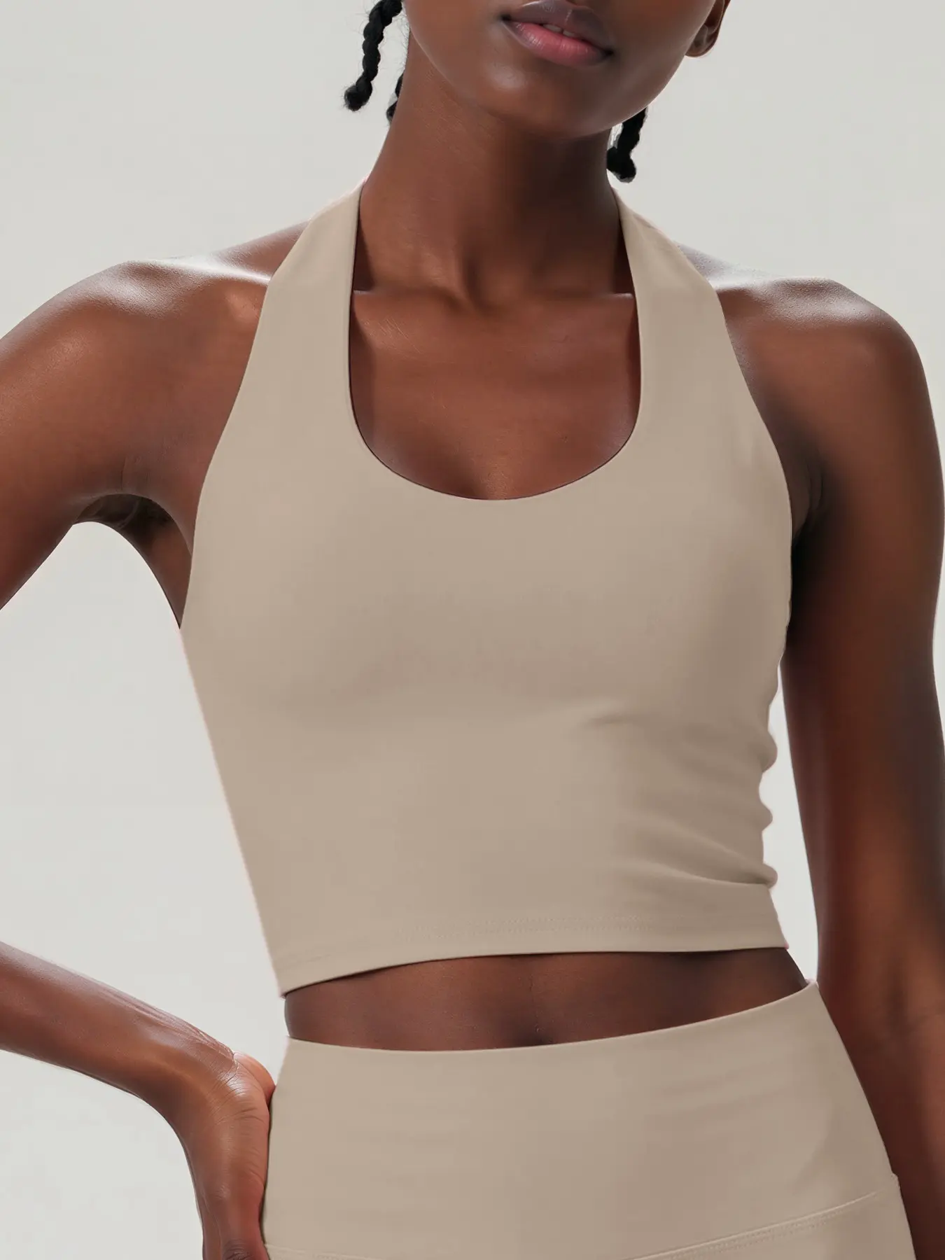 Women's Sports Bra with Pads, V-Neck Tight Fit Breathable Quick-Dry Outdoor Yoga Top, Sexy Back Design, Ideal for Exercise