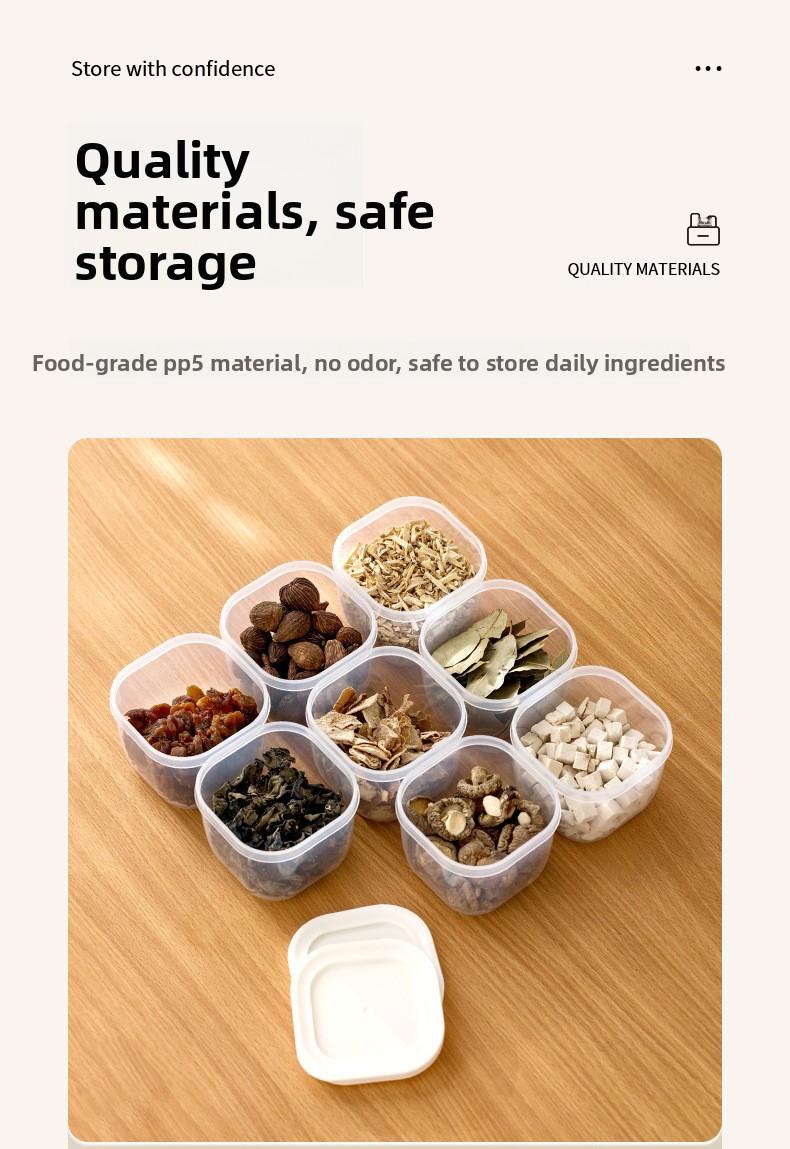 FaSoLa Refrigerator Storage Box for Scallions, Green Onions, and Coriander, Specialized Fresh-Keeping Box, Kitchen Food-Grade Sealed Box for Scallions, Ginger, and Garlic