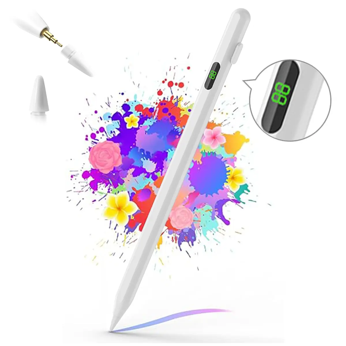 Stylus Pen for Touchscreen - High Sensitivity Capacitive Switch Stylus Universal Stylus Pens for iPad iPhone Tablet Android Chromebook All Touch Screens