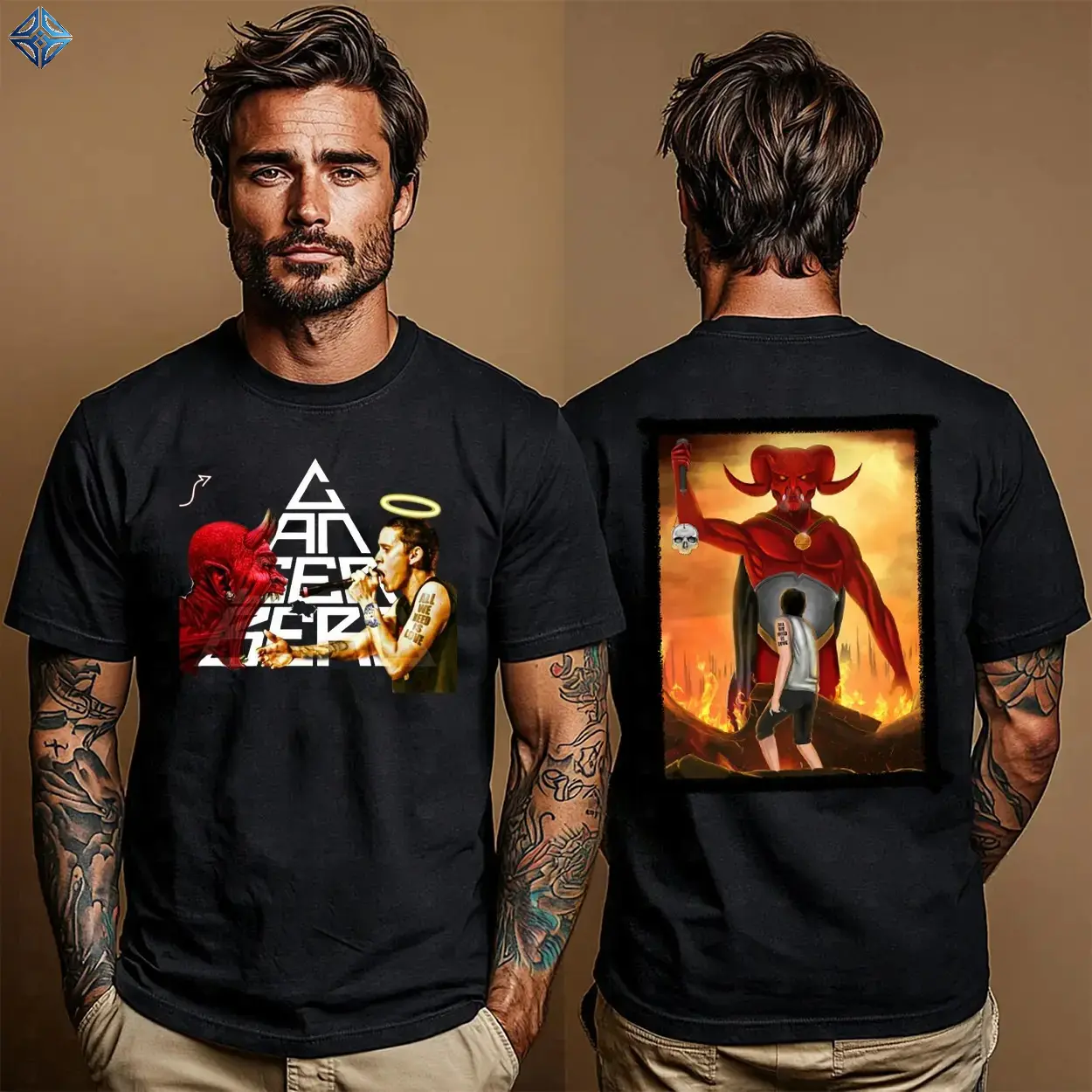 Canserbero Es Epico 2 Sided Comfy Tee Pure Cotton Fabric Casual Streetstyle Crew Neck Short Sleeve Soft-Washed T-Shirt Trendy Tops for Women for Men  graphic t-shirts good graphic tees men's graphic tees funny tshirt